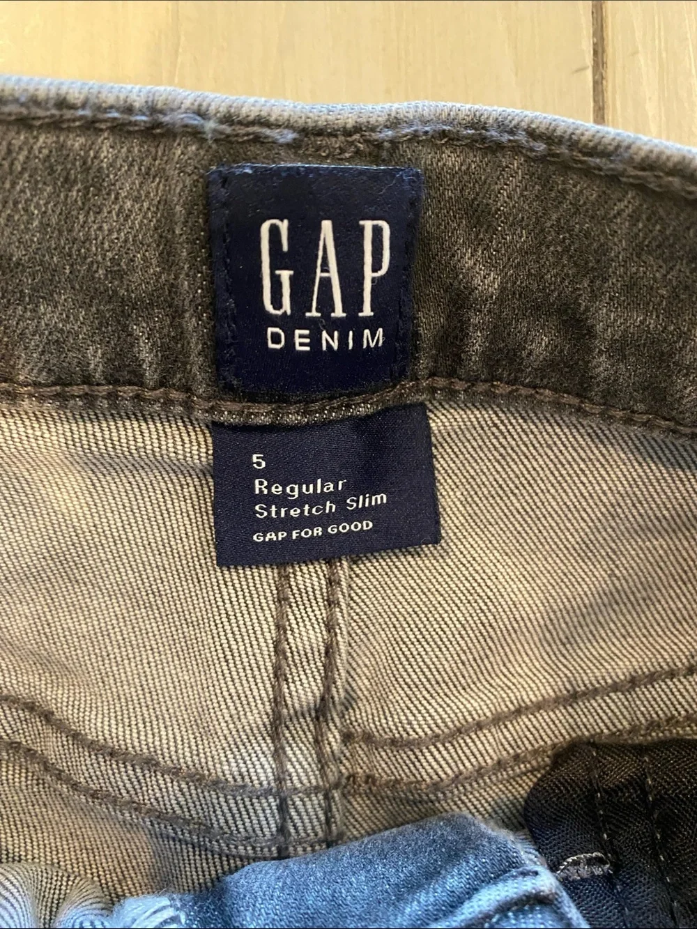 GAP Kids Gray Faded Jeans
